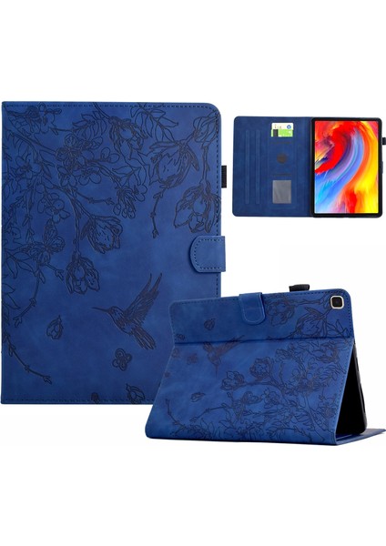 Samsung Galaxy Tab A7 Lite T220 Için Kabartmalı Deri Kılıf (Yurt Dışından)
