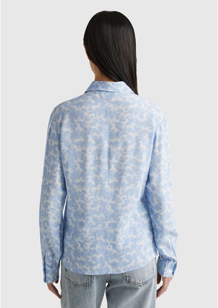 Kadın Yeşil Gömlek Model Kodu: 124P53UEDQ074 fiyatları