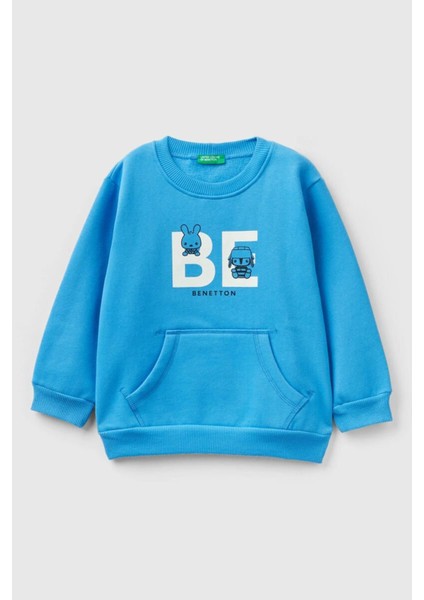 Erkek Çocuk Mavi Sweatshırt Model Kodu: 223A3EB5G10BA