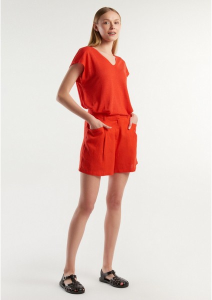 Kadın Pembe Şort Model Kodu: 124P4AGHD9013