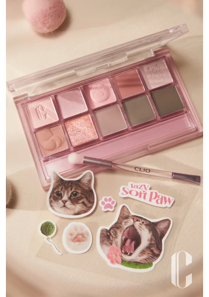 Çok Fonksiyonlu Far Paleti CLIO Pro Eye Palette (20 Lazy Soft Paw)(Koshort in Seoul Limited)