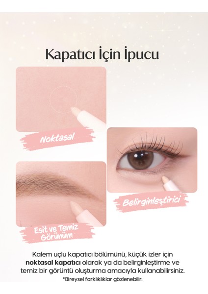 Çift Taraflı Kapatıcı ve Işıltılı Kalem Far PERIPERA Sugar Twinkle Duo Eye Stick (04 Sunday Coral)