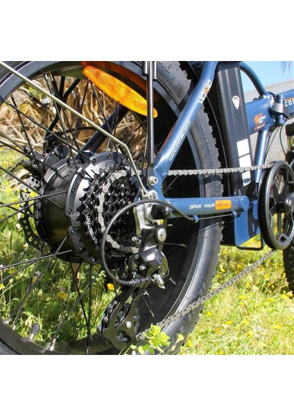 Elektrikli Bisiklet Voniq 20 Jant Fat Bike Lacivert Blc
