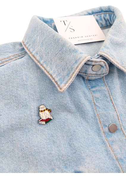 Rozet Metal Broş Harry Potter Baykuş Hedwig Çizgi Film Yaka Okul Çanta Kıyafet Şapka Takı Aksesuar fiyatları