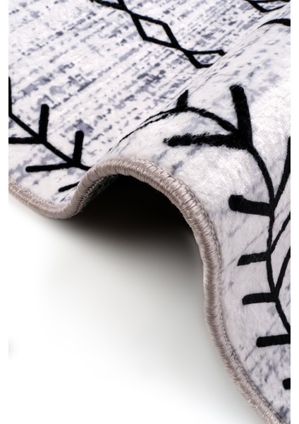 Digital Baskılı Kaymaz Dokuma Tabanlı Bambu Halı