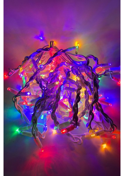 10 Metre Rgb Ip LED Yılbaşı Süsü IP65 Dış Mekan Eklenebilir Beyaz Kablolu Dekoratif LED Işık fiyatları