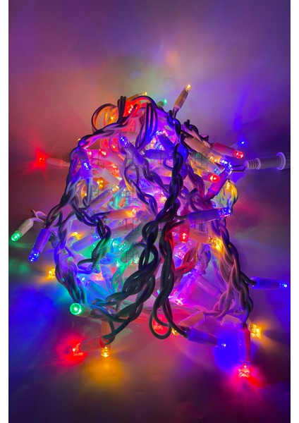 10 Metre Rgb Ip LED Yılbaşı Süsü IP65 Dış Mekan Eklenebilir Beyaz Kablolu Dekoratif LED Işık fırsatları