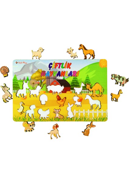 Katmanlı Çocuk Eğitici Oyuncak Bultak Yapboz Puzzle (25X40) fiyatları