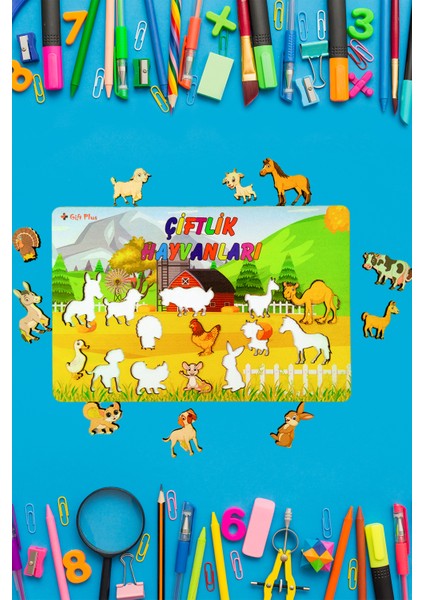 Katmanlı Çocuk Eğitici Oyuncak Bultak Yapboz Puzzle (25X40) modelleri