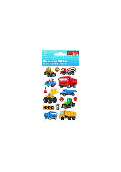 Inşaat Kamyonları Serisi Etiketi TNX-25039 fiyatları