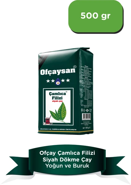 Çamlıca Filizi 500 Gr. Siyah Çay