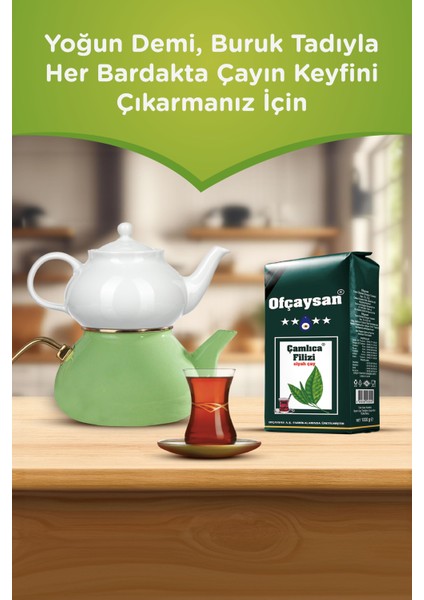 Ofçaysan Çamlıca Filizi Dökme Siyah Çay 1000gr