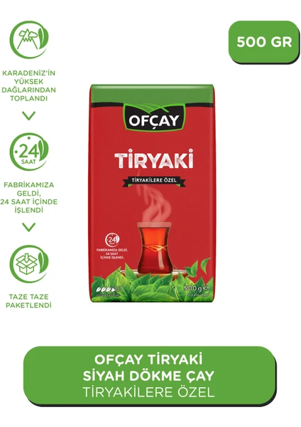 Tiryakisine Dökme Siyah Çay 500 gr