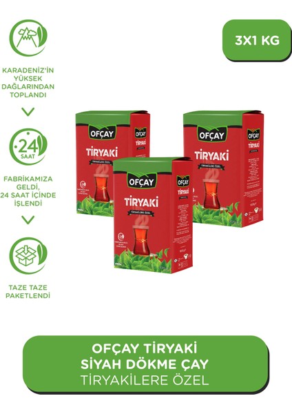 Tiryakisine Dökme Çay 1 kg x 3