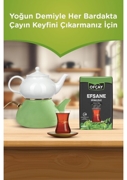 Ofçay efsane Filiz Siyah Çay 1 kg x 3 Paket