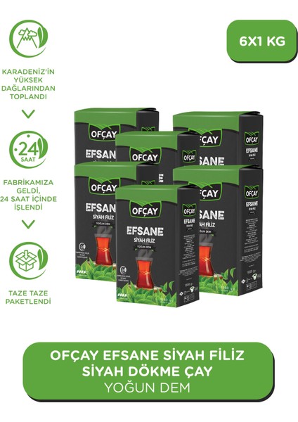 Efsane Filiz Çayı 1 kg x 6 Paket