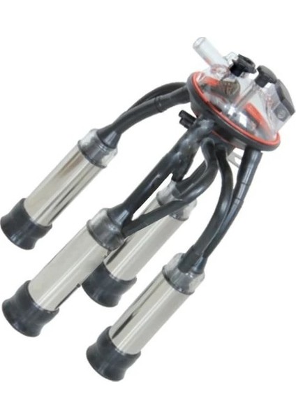 Memelik Komple Kauçuk 240CC Krom Sağım Demeti