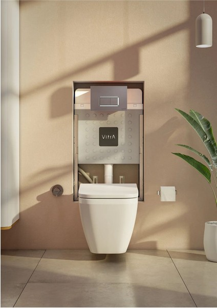 Integra Square Asma 7081L003-0090,VITRA Integra Square Klozet Kapağı 191-003-009