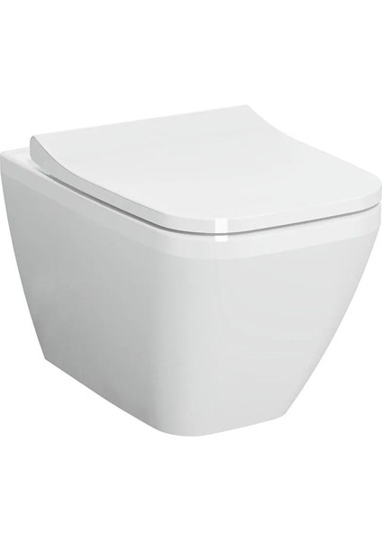 Integra Square Asma 7081L003-0090,VITRA Integra Square Klozet Kapağı 191-003-009