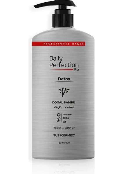 Daily Perfection Detox Şampuanı - Doğal Bambu 500 ml