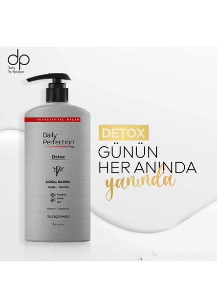 Detox Şampuanı - Doğal Bambu 500 ml