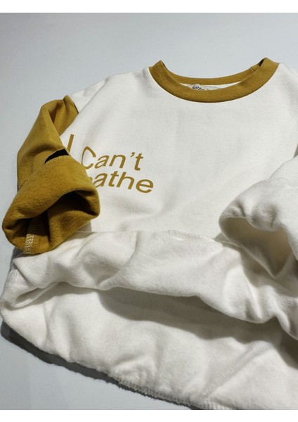 Breathe Baskılı Bisiklet Yaka 3/9 Yaş Unisex Sweatshırt fırsatları