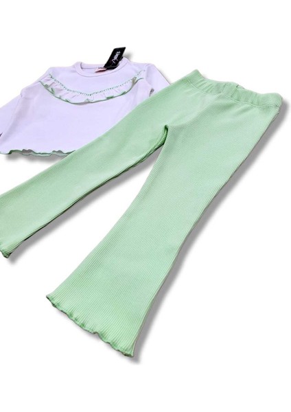 Sülfle Dikişli Önden Fırfırlı Bebek Takım fiyatları