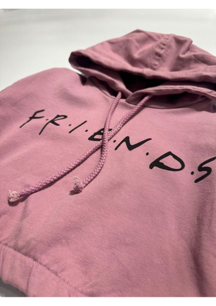 Frıends Baskılı 3-9 Yaş Kapüşonlu Kız Çocuk Sweatshırt modelleri