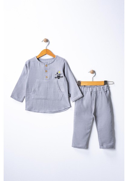 Bebek&çocuk %100 Pamuk 2'li Müslin Takım