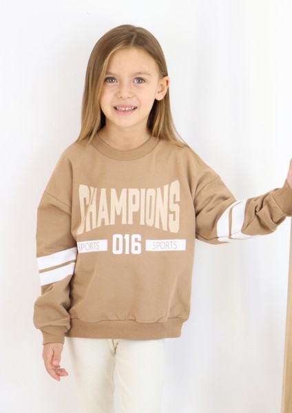 Champions Baskılı Sweat