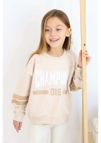 Champions Baskılı Sweat