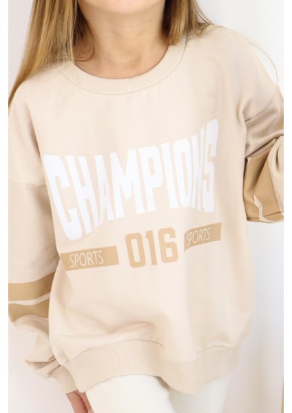 Champions Baskılı Sweat fiyatları