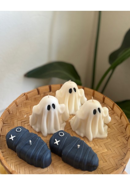 Ghost And Mummy Candle / Hayalet Ve Mumya Mumu