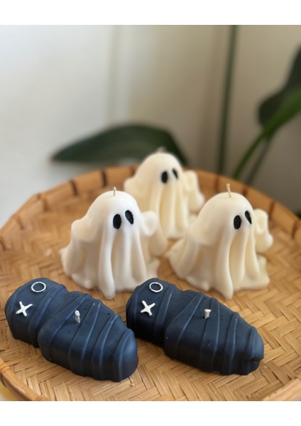 Ghost And Mummy Candle / Hayalet Ve Mumya Mumu