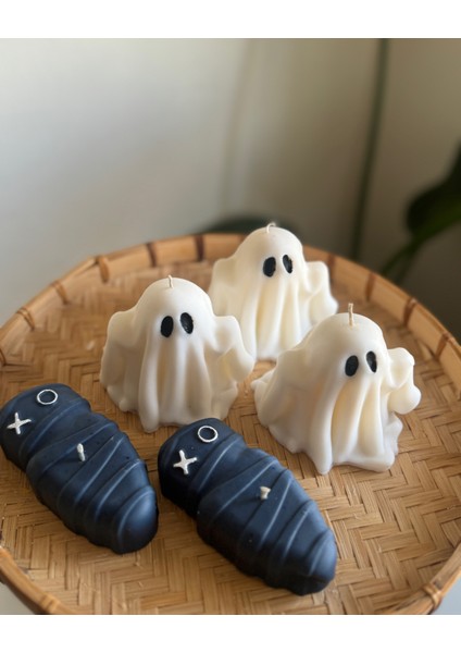 Ghost And Mummy Candle / Hayalet Ve Mumya Mumu