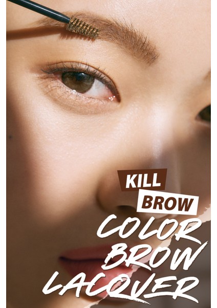 Yoğun Pigmentli, Üçgen Fırça Uçlu Kaş Maskarası CLIO Kill Brow Color Brow Lacquer (03 Peanut Brown) fiyatları
