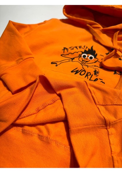 Look Mom I Can Fly Yazılı Ön ve Arka Emprime Baskılı Oversize Sweatshirt 3/9 Yaş fiyatları