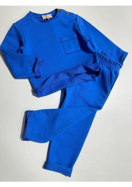 Patlı Cepli Sweatshirt Pantalon Takım 1/5 Yaş Unisex fiyatları