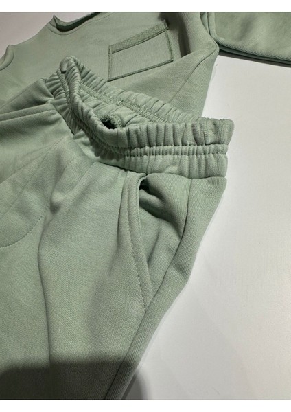 Patlı Cepli Sweatshirt Pantalon Takım 1/5 Yaş Unisex fiyatları