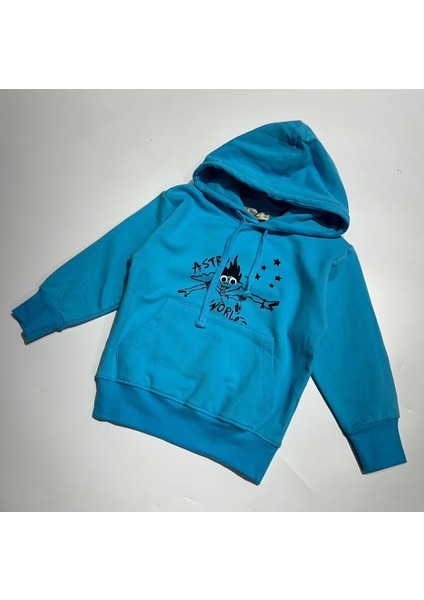 Look Mom I Can Fly Yazılı Ön ve Arka Emprime Baskılı Oversize Sweatshirt 3/9 Yaş fırsatları