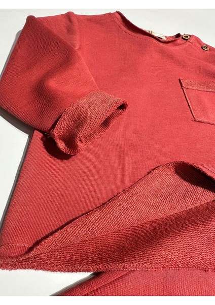 Patlı Cepli Sweatshirt Pantalon Takım 1/5 Yaş Unisex fiyatları