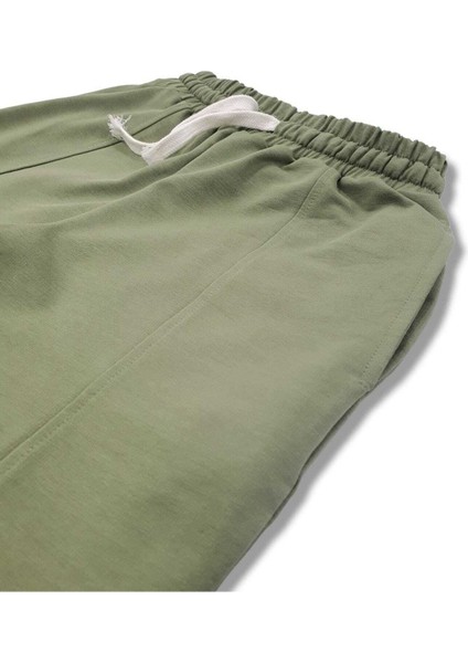 Önden Parçalı Flolo Cepli Eşofman Altı