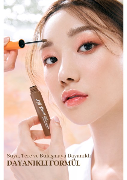 Yoğun Pigmentli, Üçgen Fırça Uçlu Kaş Maskarası CLIO Kill Brow Color Brow Lacquer (01 Natural Brown) fiyatları