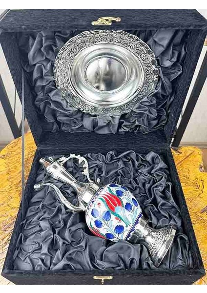 Gümüş Kaplama Vazo Tabak Seti modelleri