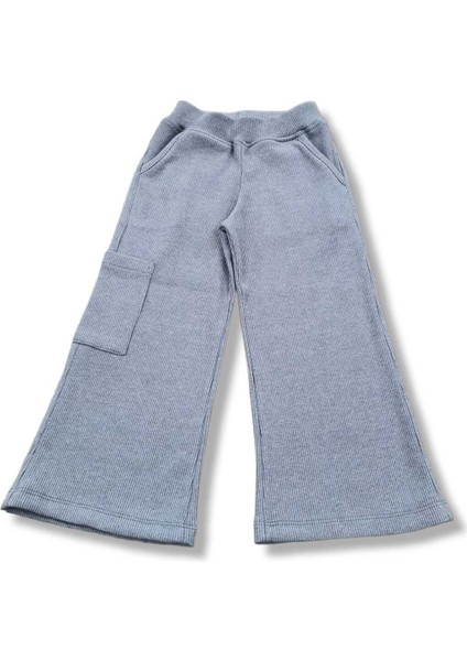 Yandan Cepli Wid Leg Kaşkorse Kız Çocuk Pantolon