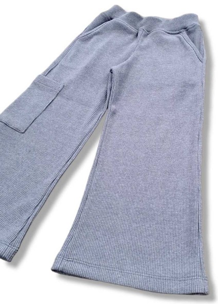 Yandan Cepli Wid Leg Kaşkorse Kız Çocuk Pantolon modelleri