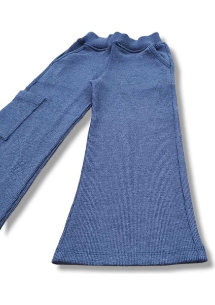 Yandan Cepli Wid Leg Kaşkorse Kız Çocuk Pantolon modelleri