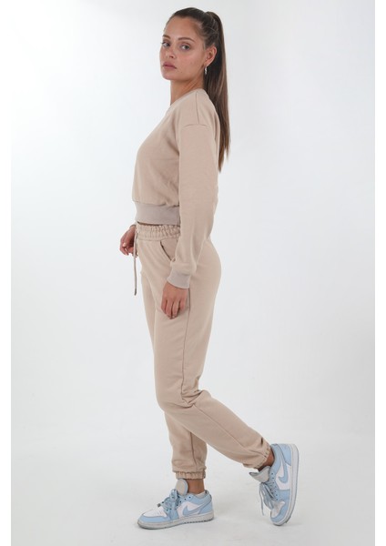 Sıfır Yaka Üç Iplik Kadın Eşofman Takımı fiyatları