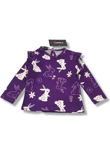 Desenli Omuzu Fırfırlı Bebek Badi