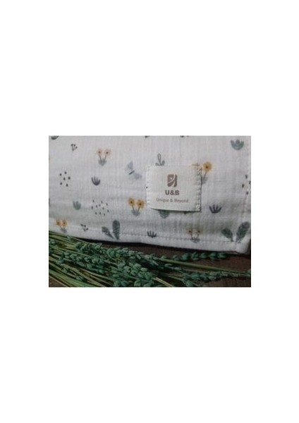 Organik Pamuk Sertifikalı Çok Amaçlı Multi Müslin Örtü-Blomma fiyatları